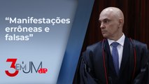 Alexandre de Moraes contesta Gleisi Hoffmann sobre crítica à Justiça Eleitoral