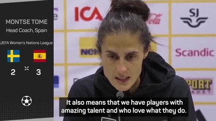 Télécharger la video: Tome thrilled with her first win as Spain boss