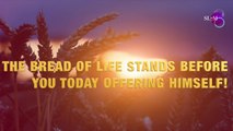 THE BREAD OF LIFE STANDS BEFORE YOU TODAY OFFERING HIMSELF