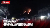 Kebakaran Melanda Gunung Jayanti Sukabumi, Merembet hingga Pemukiman Warga