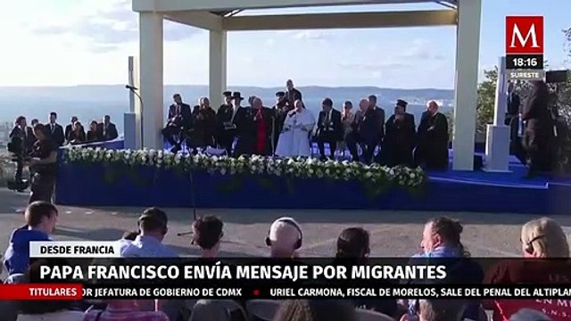 El Papa Francisco llama a la conciencia sobre la migración en su visita a Marsella