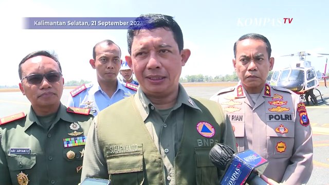 Pantauan Udara Kebakaran Hutan dan Lahan di Kalsel, Dipicu Cuaca Panas