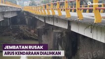Dampak Banjir Bandang, Jembatan di Jalinsum Padang-Bukittinggi Rusak