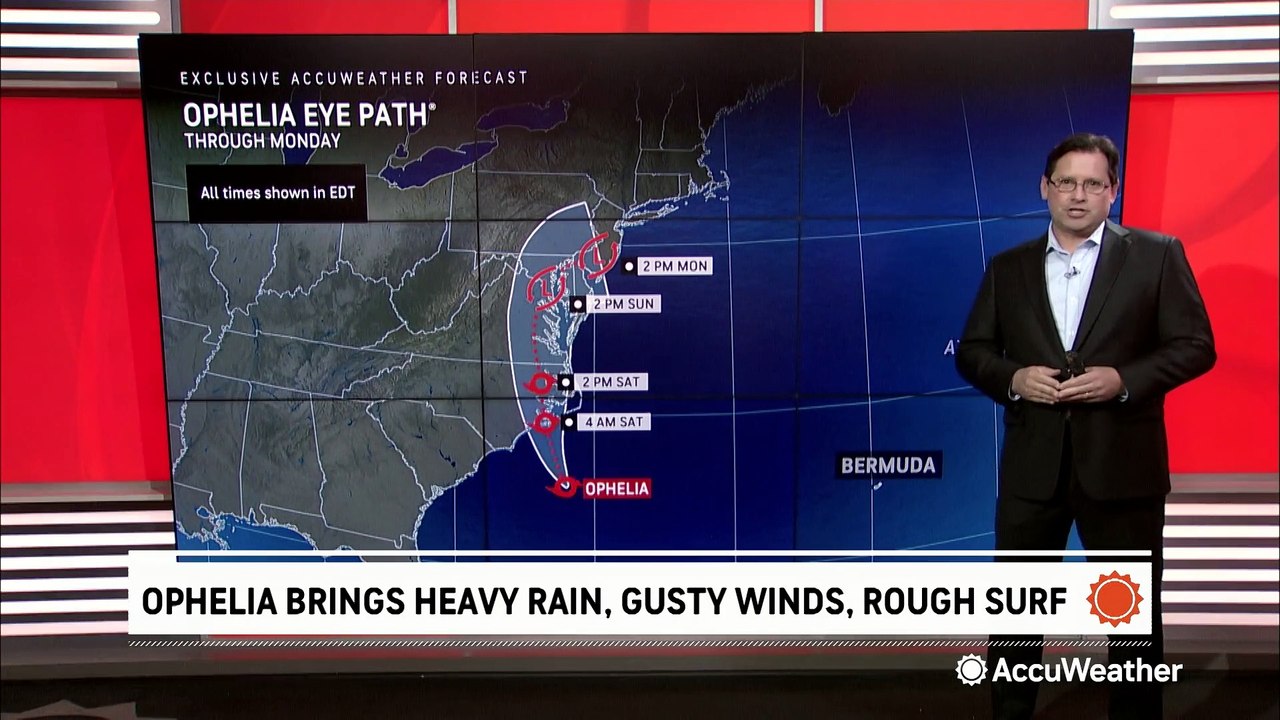 Ophelia bringing a weekend of severe weather for East Coast