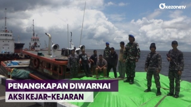Kapal Penyelundup 56 Ton Balpres Pakaian Bekas dari Malaysia Ditangkap