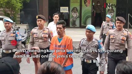 Polisi Ringkus Penjaga Warkop yang Nekat Merangkap Bandar Judi Online di Sidoarjo