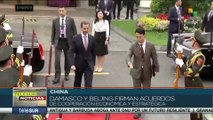 Presidente de Siria, Bashar Al-Assad, visita China por invitación de su homólogo Xi Jinping