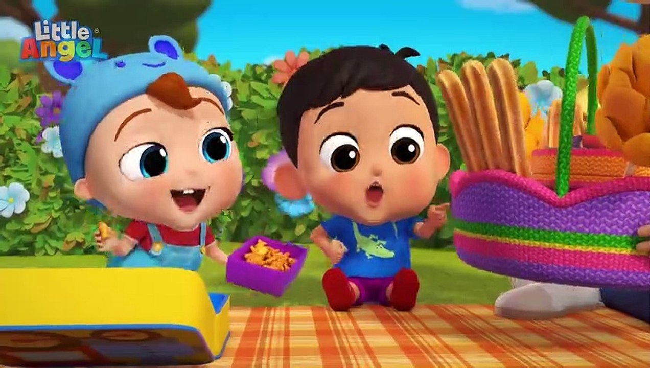 Learn New Flavors Song _ Baby John & Manny - Little Angel Nursery Rhymes for kids