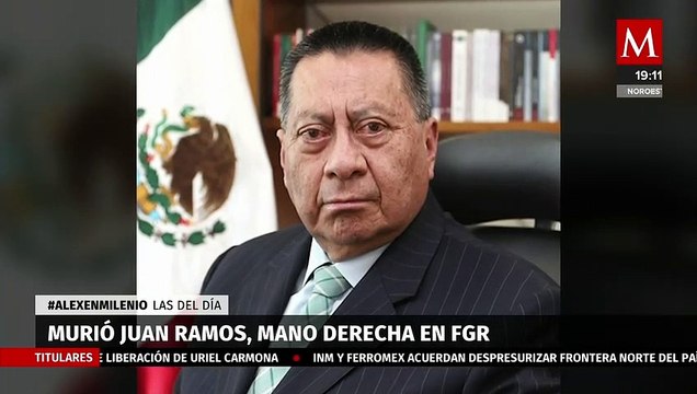 Fallece Juan Ramos, fiscal especial de la FGR y mano derecha de Alejandro Gertz Manero