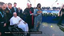 Pape à Marseille : Regardez en 90 secondes le résumé de François hier à Notre-Dame de la Garde et son discours en faveur des migrants et contre fanatisme de l’indifférence