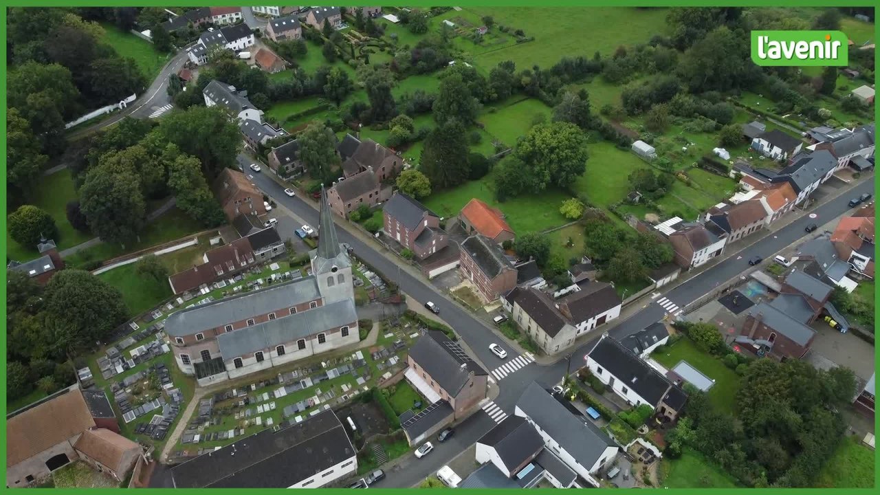 Le Brabant wallon vu du ciel : Le village de Tourinnes-Saint-Lambert