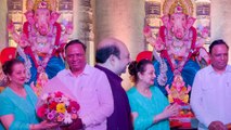 Saira Banu Visits Bandra's Famous Ganpati; Receives a Heartfelt Welcome from BJP MLA Ashish Shelar