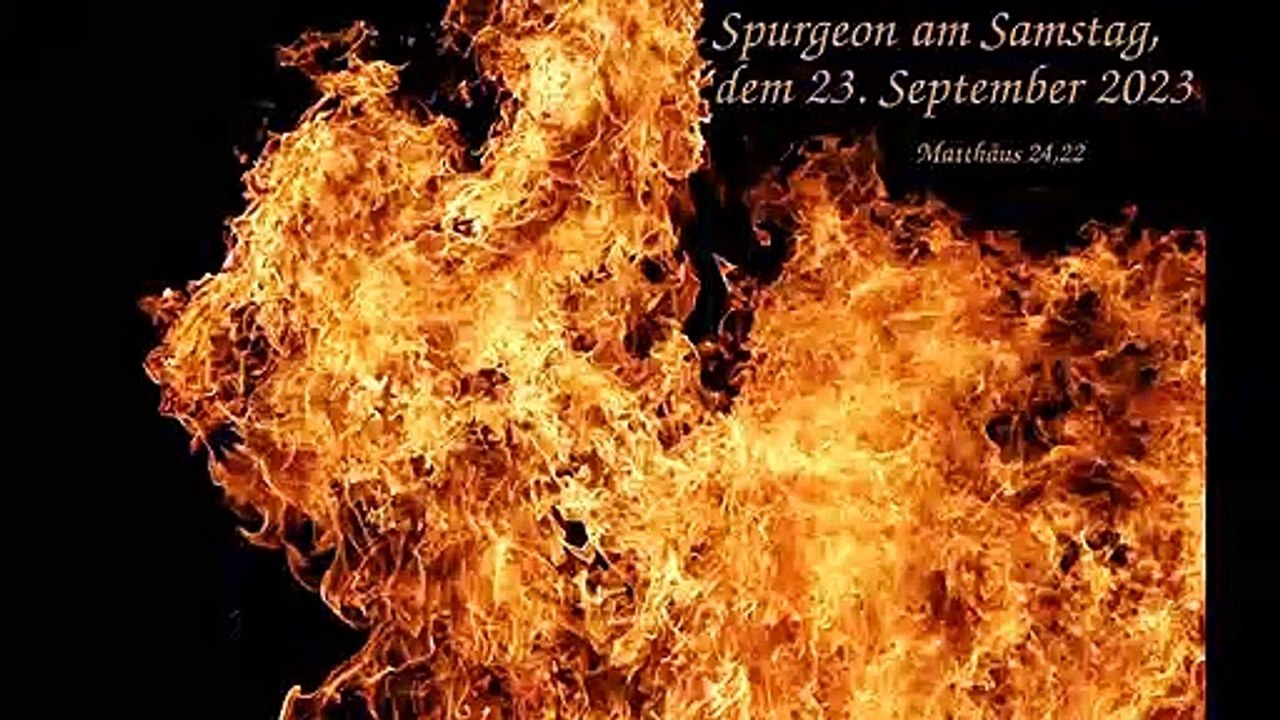 Spurgeon am Samstag, dem 23. September 2023