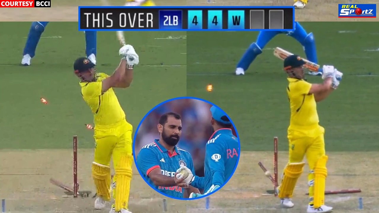 IND vs AUS ODI: Mohammed Shami के 5 विकेट लेने पर, Rahul Dravid के चेहरे पर दिखी निराशा! #indvsaus