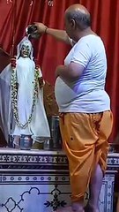 राधाजी का हुआ जन्माभिषेक, मंदिरों में छाया उल्लास