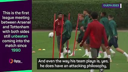 Postecoglou dumbfounded by Arteta's hair as he compares himself