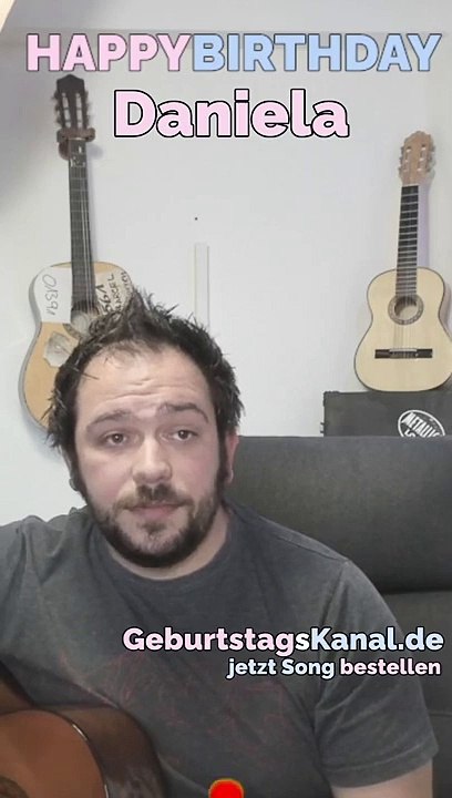 Happy Birthday, Daniela! Geburtstagsgrüße an Daniela