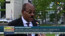 Primer ministro de Antigua y Barbuda exige fin de medidas coercitivas a Cuba y Venezuela