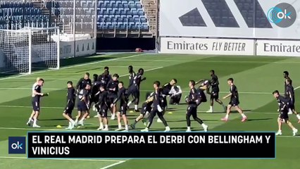 El Real Madrid prepara el derbi con Bellingham y Vinicius