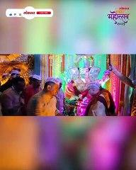 मुंबईहून दाखल झालेले छगन भुजबळ थेट गणपती मंडळात