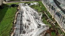 Tromba d'aria a Rho: devastata serra, molti danni in una floricoltura