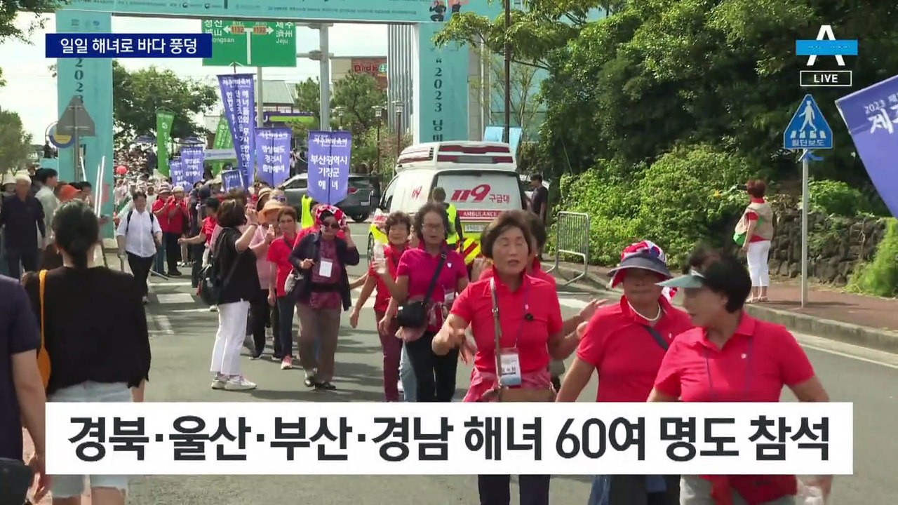 제주에 모인 팔도 해녀들…체험객, 일일 해녀로 바다 풍덩
