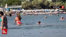 Bodrum’da yaz sezonu uzadı, vatandaşlar sahillere akın etti