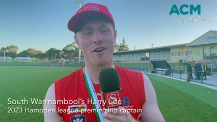 Hampden GF: South Warrnambool's Harry Lee, Sept 23, 2023