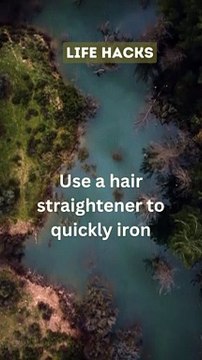 Smooth out wrinkles on the go. #LifeHacks #FashionTips