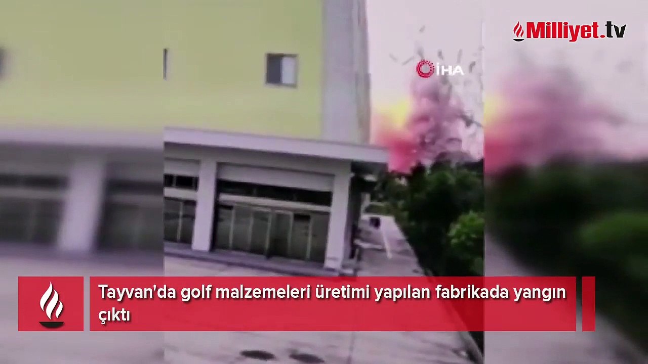 Tayvan’da fabrikada patlama