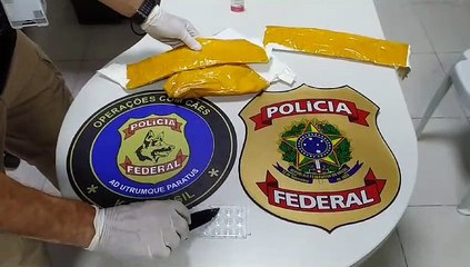 Dupla é presa no Aeroporto de Fortaleza ao transportar cocaína em fraldas que vestiam