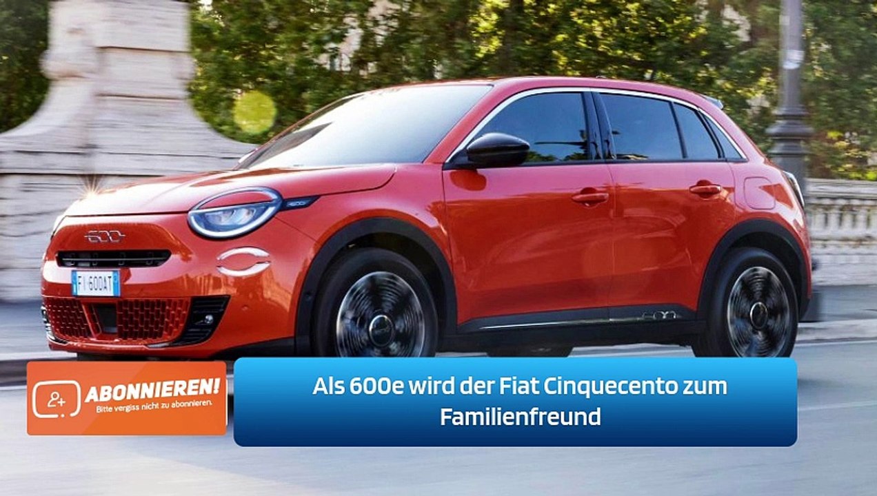 Als 600e wird der Fiat Cinquecento zum Familienfreund