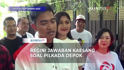 Begini Jawaban Kaesang soal Pilkada Depok Usai Resmi Gabung PSI