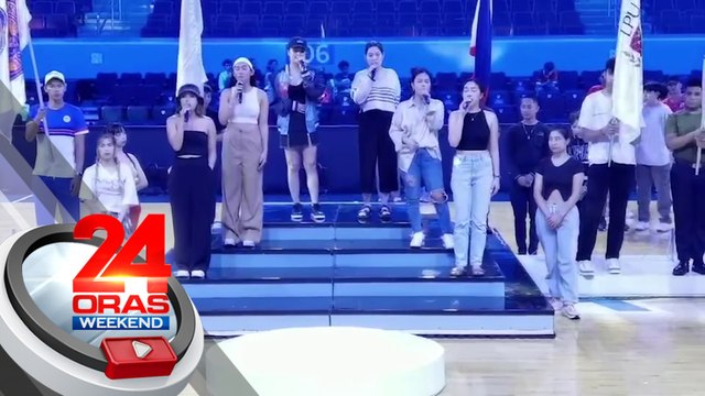 Paghahanda para sa NCAA Season 99 Opening Ceremony, puspusan; kauna-unahang AI sportscasters sa bansa, ipinakilala | 24 Oras Weekend