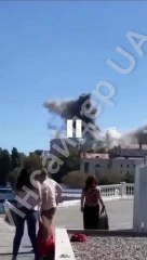 Ukrayna'nın Rus Karadeniz Filo Karargahına 9 komutanın öldüğü  saldırının görüntüleri ortaya çıktı