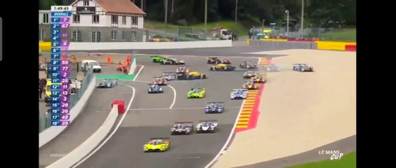 Michelin Le Mans Cup 2023 Belgium Start Race Chaos