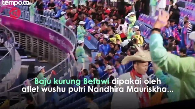 Kontingen Indonesia Pakai Baju Adat Rote dan Betawi di Pembukaan Asian Games Hangzhou 2022