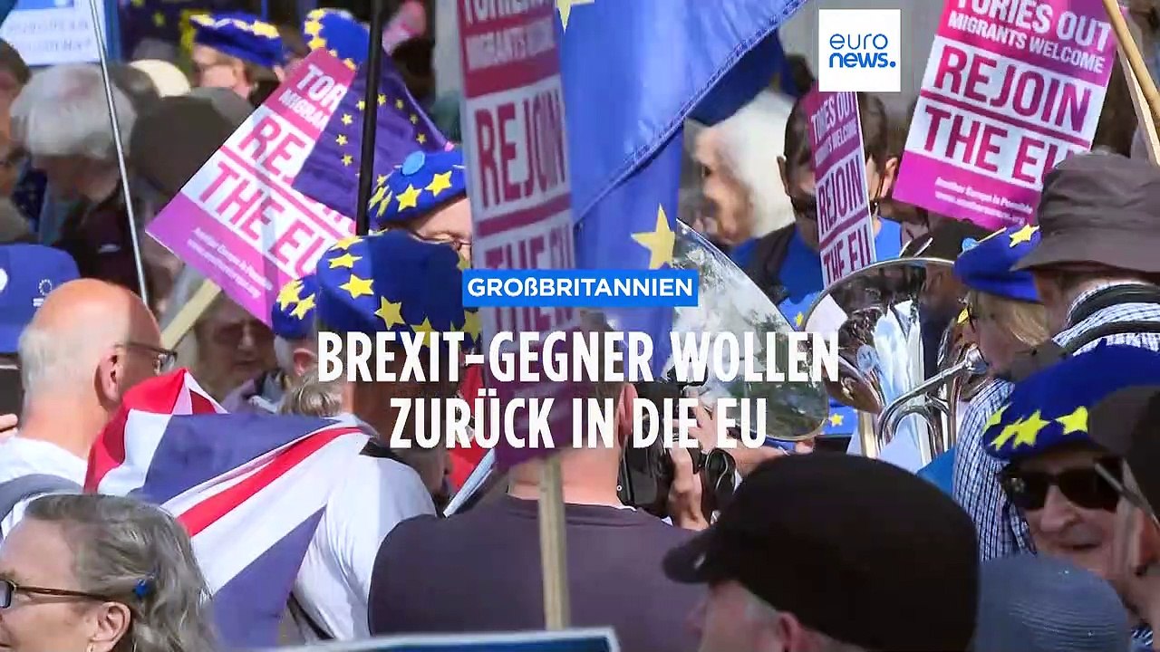National Rejoin March: Brexit-Gegner wollen zurück in die EU