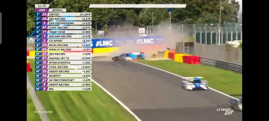 Michelin Le Mans Cup 2023 Belgium Race Skelton Hard Crash