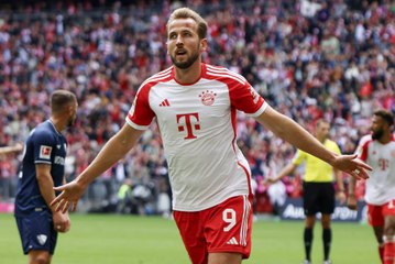 德甲聯賽：拜仁Atomis Bochum 7-0凱恩（Kane）兩倍