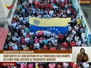 Falcón | Habitantes del mcpio. Miranda, pqa. San Gabriel se movilizan a favor del Pdte. Maduro