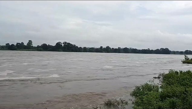 बावनथड़ी नदी का बढ़ा जल स्तर