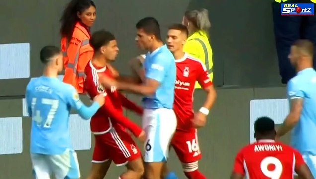 Rodri Red Card vs Nottingham Forest | Rodri Red Card | Manchester City vs Nottingham Forest