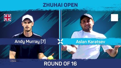 Download Video: Murray shocked in Zhuhai by unseeded Karatsev