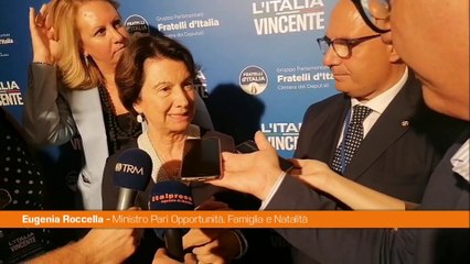 Roccella "Politiche per la famiglia al centro dell'azione di governo"
