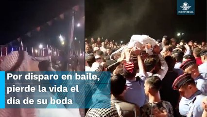 ¡Tragedia! Muere novio en su boda por "disparo accidental"