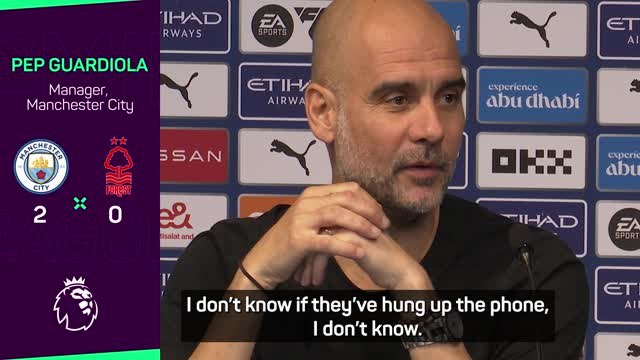 Guardiola fumes at referee after Nottingham Forest win
