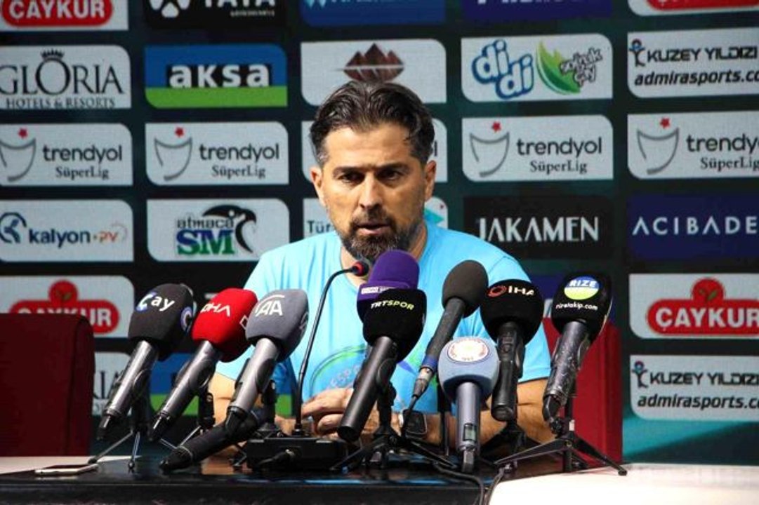 Çaykur Rizespor Teknik Direktörü İlhan Palut: Kendi sahamızda 3 puanı kaybettik