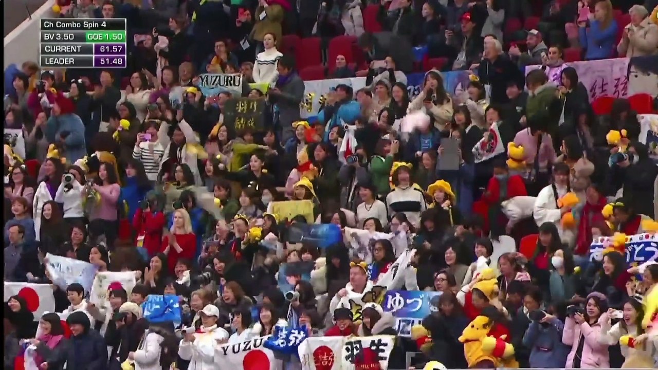 Yuzuru Hanyu breaks own short program world record at Grand Prix of Russia