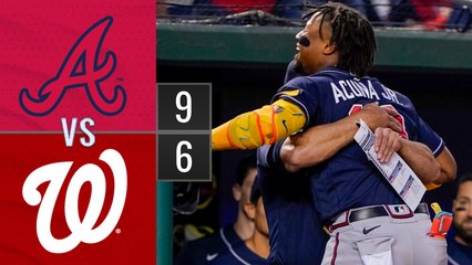 Resumen Bravos de Atlanta vs Nacionales de Washintong MLB 22-09-2023